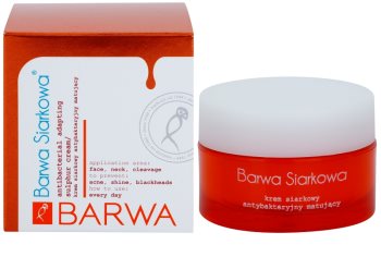 Barwa Sulphur Mattifying Cream For Oily And Problematic Skin