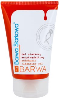 Barwa Sulphur gel detergente per pelli con imperfezioni