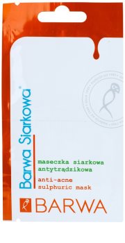 Barwa Sulphur normalizující maska proti akné