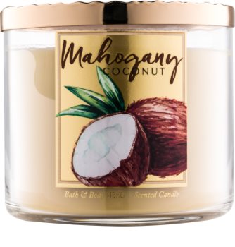 Bath & Body Works White Barn Mahogany Coconut Scented Candle 411 g