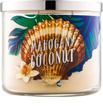 Bath & Body Works White Barn Mahogany Coconut Scented Candle 411 g