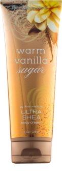Bath & Body Works Warm Vanilla Sugar testkrém nőknek 226 g shea vajjal