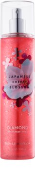 Bath & Body Works Japanese Cherry Blossom spray corporel pour femme 236 ml pailleté