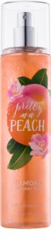 Bath & Body Works Pretty as a Peach spray pentru corp pentru femei 236 ml strălucitor