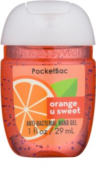 Bath & Body Works PocketBac Orange U Sweet Gel antibacterial pentru maini.