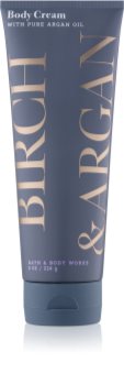 Bath & Body Works Birch & Argan crème corps pour femme 226 g
