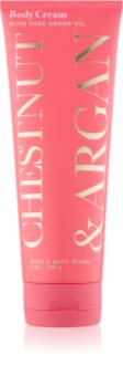 Bath & Body Works Chestnut & Argan crème corps pour femme 226 g