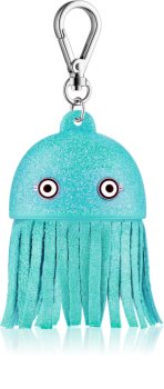 Bath & Body Works PocketBac Blue Jellyfish ambalaj strălucitor din silicon, pentru gelul antibacterian