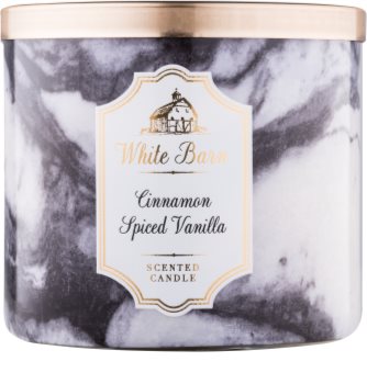 Bath & Body Works White Barn Cinnamon Spiced Vanilla lumanari parfumate 411 g
