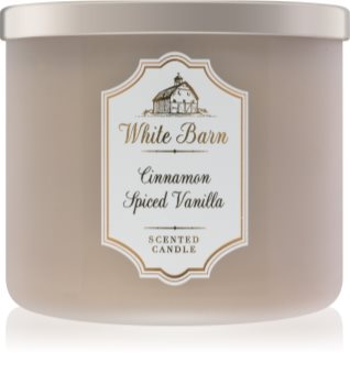 Bath & Body Works White Barn Cinnamon Spiced Vanilla lumanari parfumate 411 g