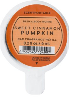 Bath & Body Works Sweet Cinnamon Pumpkin vůně do auta 6 ml náhradní náplň