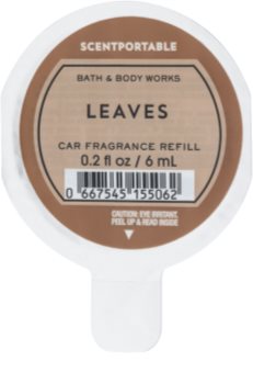 Bath & Body Works Leaves Auto luchtverfrisser 6 ml Vervangende Vulling