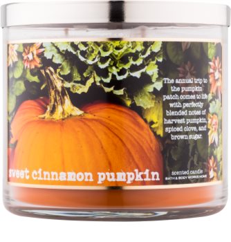 Bath & Body Works Sweet Cinnamon Pumpkin lumanari parfumate 411 g