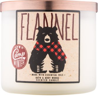 Bath & Body Works Camp Winter Flannel świeczka zapachowa 411 g