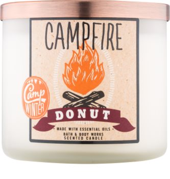 Bath & Body Works Camp Winter Campfire Donut lumanari parfumate 411 g