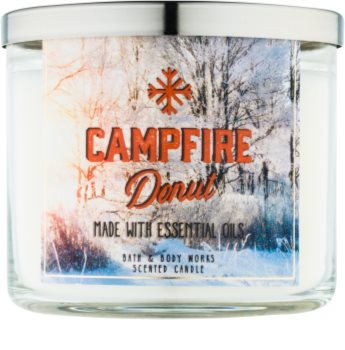Bath & Body Works Camp Winter Campfire Donut vonná svíčka 411 g