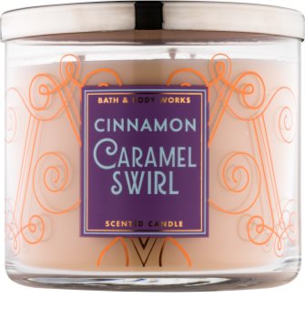 scented candle bath works body cinnamon caramel swirl notino