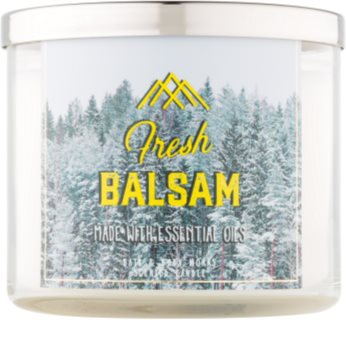 Bath & Body Works Camp Winter Fresh Balsam dišeča sveča 411 g