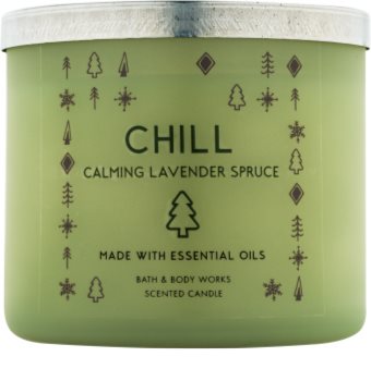 Bath & Body Works Chill: Calming Lavender Spruce bougie parfumée 411 g