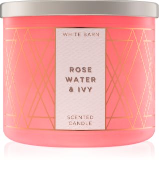 Bath & Body Works Rose Water & Ivy illatos gyertya 411 g
