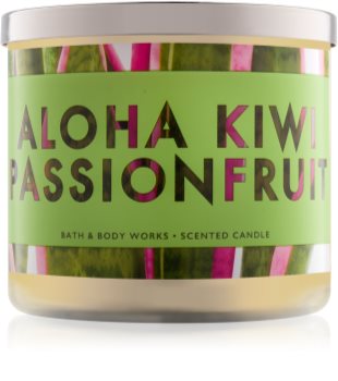 Bath & Body Works Aloha Kiwi Passionfruit vonná svíčka 411 g
