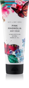 Bath & Body Works Pink Magnolia tělový krém pro ženy 226 g