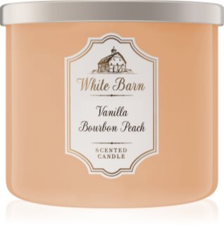 Bath & Body Works Vanilla Bourbon Peach lumanari parfumate 411 g