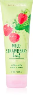 Bath & Body Works Wild Strawberry Leaf crema corporal para mujer 226 g