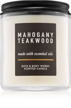 Bath & Body Works Mahogany Teakwood dišeča sveča 198 g III.