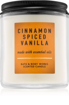 Bath & Body Works Cinnamon Spiced Vanilla bougie parfumée 198 g I.