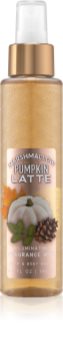 Bath & Body Works Marshmallow Pumpkin Latte Bodyspray voor Vrouwen 146 ml Glimmend