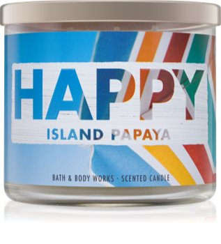 Bath & Body Works Island Papaya vonná sviečka 411 g