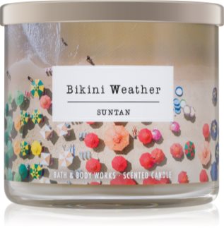Bath & Body Works Suntan vonná sviečka 411 g Bikini Weather