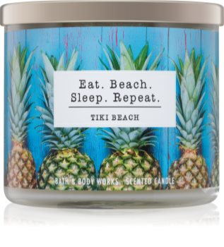 Bath & Body Works Tiki Beach Duftkerze 411 g I. Eat. Beach. Sleep. Repeat.