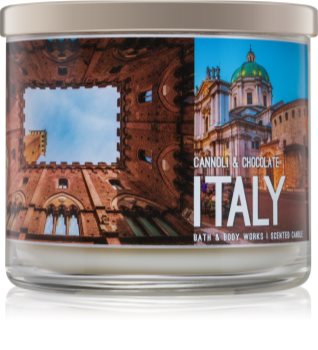 Bath & Body Works Cannoli & Chocolate Geurkaars 411 gr Italy