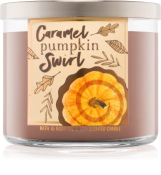 Bath & Body Works Caramel Pumpkin Swirl ароматизована свічка 411 гр I.