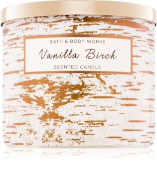 Bath & Body Works Vanilla Birch vonná svíčka 411 g