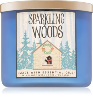 Bath & Body Works Sparkling Woods vela perfumada 411 g