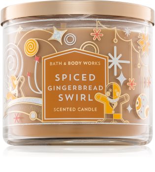 Bath & Body Works Spiced Gingerbread Swirl Scented Candle 411 g