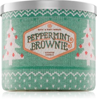 Bath & Body Works Peppermint Brownie vonná sviečka 411 g