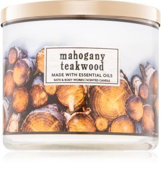Bath & Body Works Mahogany Teakwood bougie parfumée I. 411 g