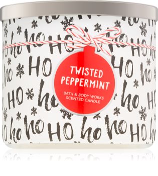 Bath & Body Works Twisted Peppermint vela perfumada 411 g II.
