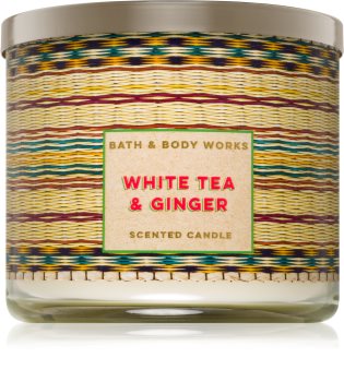 Bath & Body Works White Tea & Ginger Duftkerze 411 g
