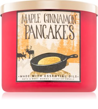 Bath & Body Works Maple Cinnamon Pancakes vonná svíčka 411 g