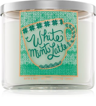 Bath & Body Works White Mint Latte bougie parfumée 411 g I.