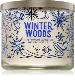 Bath & Body Works Winter Woods vonná svíčka 411 g