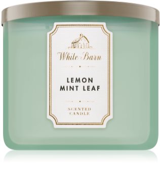 Bath & Body Works Lemon Mint Leaf vonná sviečka 411 g