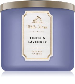 Bath & Body Works Linen & Lavender Duftkerze 411 g