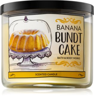 Bath & Body Works Banana Bundt Cake Duftkerze 411 g