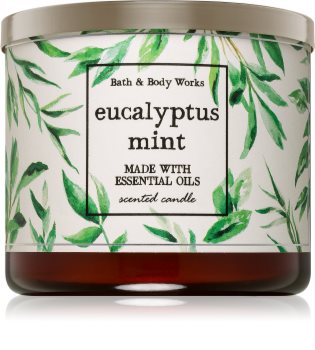 Bath & Body Works Eucalyptus Mint Duftkerze 411 g I.